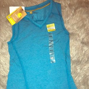 NWT blue tank Carhartt women’s